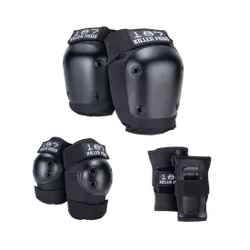 187 Junior Pad Set Black