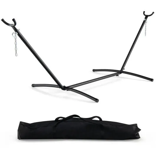 2-Person Hammock Stand with Carrying Bag for Yard