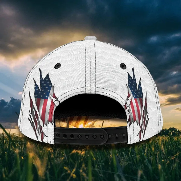 4th of July Personalized Golf Cap for Men 3D All Over Printed for Golf Players