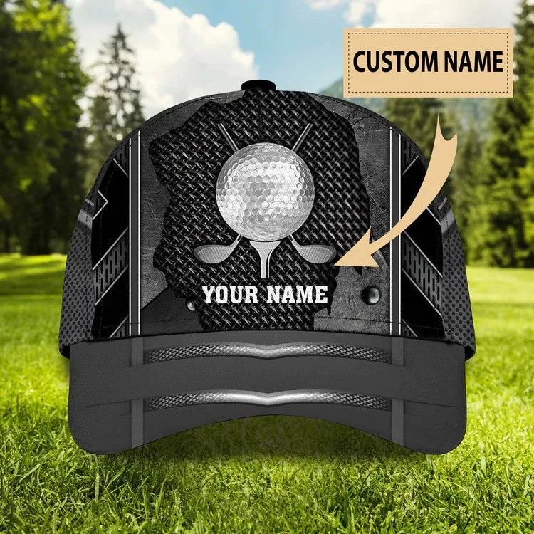 4th of July Personalized Golf Cap for Men 3D All Over Printed for Golf Players