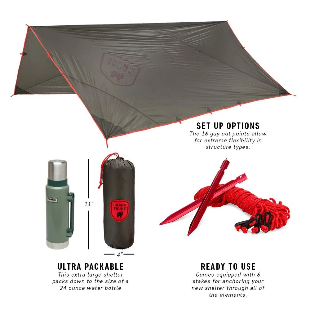 Abrigo Rain Fly and Shelter Hammock - Grand Trunk