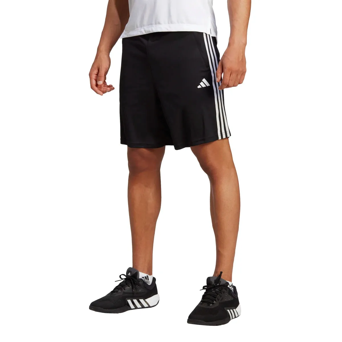 adidas Men's Train Essentials Piqué 3-Stripes Training Shorts (Tall)