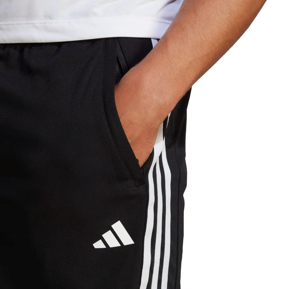 adidas Men's Train Essentials Piqué 3-Stripes Training Shorts (Tall)