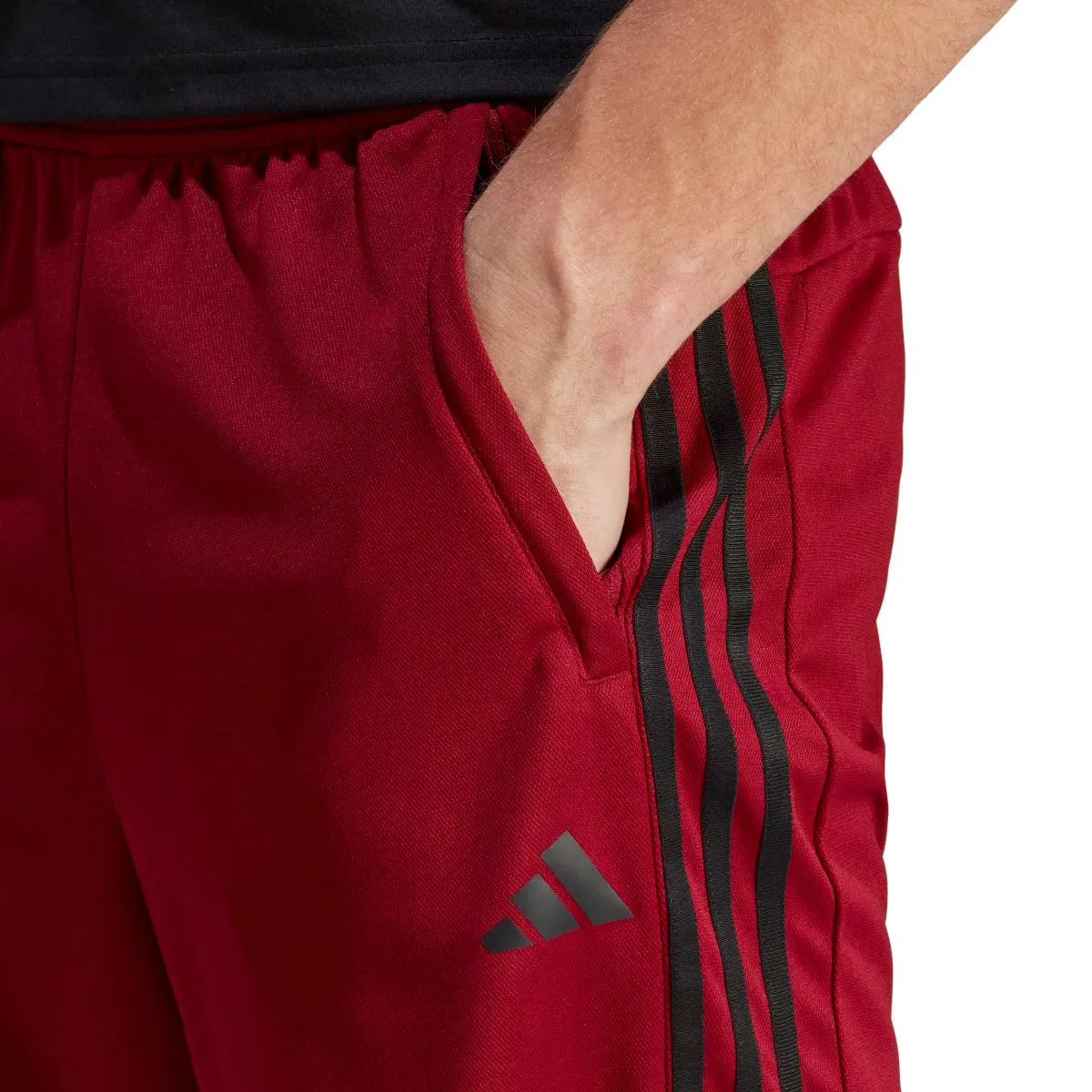 adidas Men's Train Essentials Piqué 3-Stripes Training Shorts (Tall)