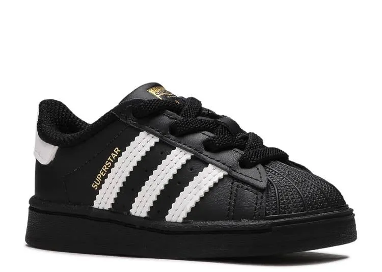 Adidas SUPERSTAR INFANT 'CORE BLACK' sneakers, black