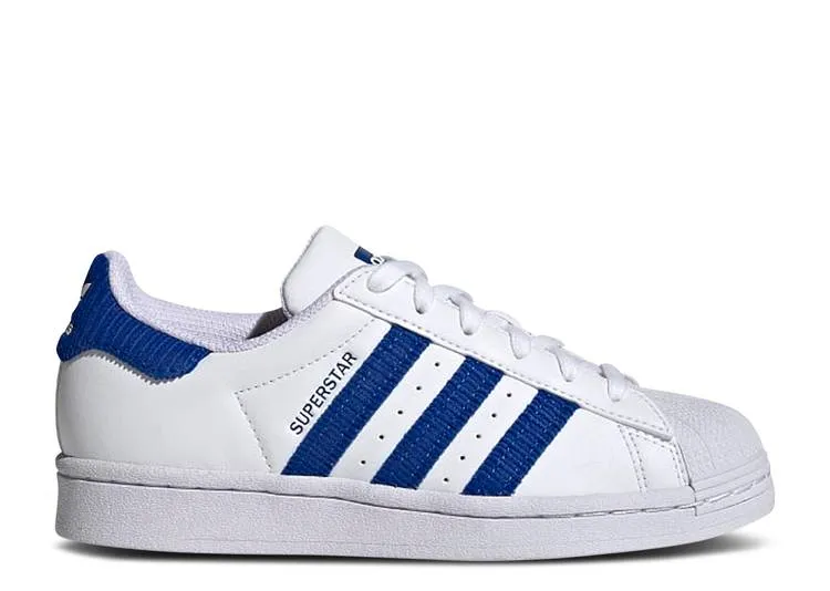 Adidas SUPERSTAR J 'WHITE ROYAL BLUE' sneakers, white