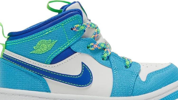 Air Jordan 1 Mid SE TD Sprite, blue