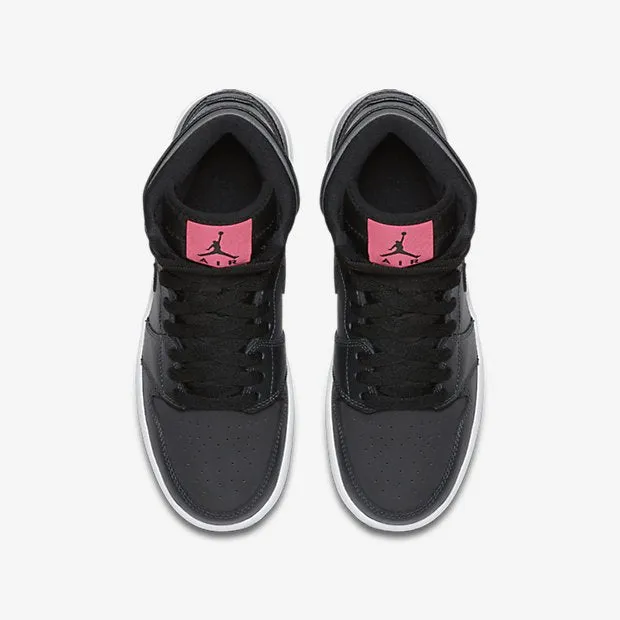 Air Jordan 1 Retro High GS 'Black Pink' Sneakers, Black