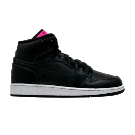 Air Jordan 1 Retro High GS 'Black Pink' Sneakers, Black