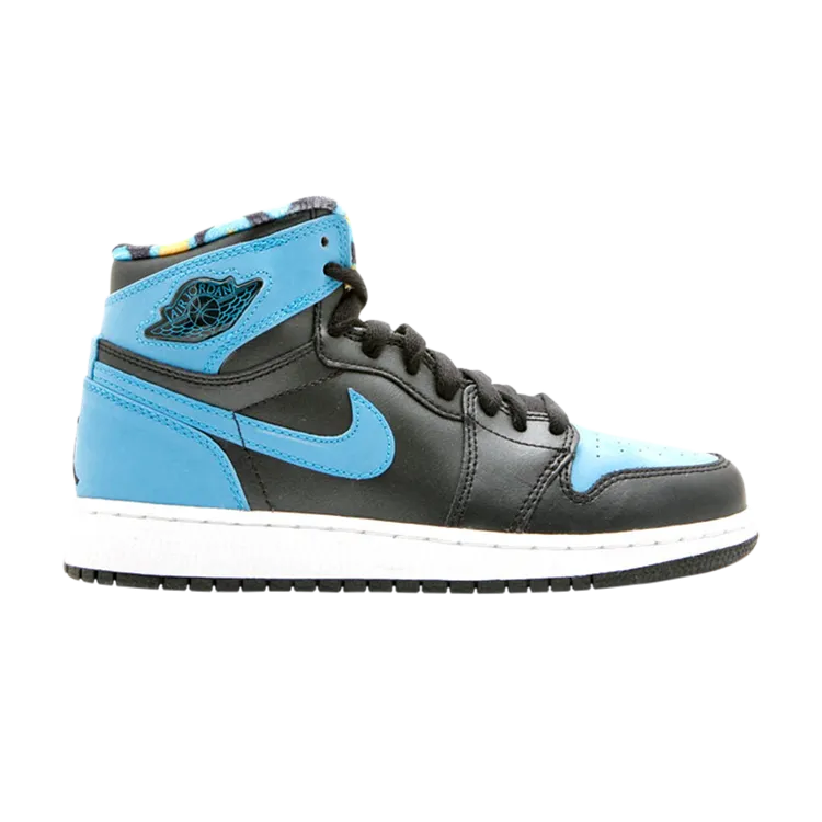 Air Jordan 1 Retro High GS 'Vivid Blue' Black