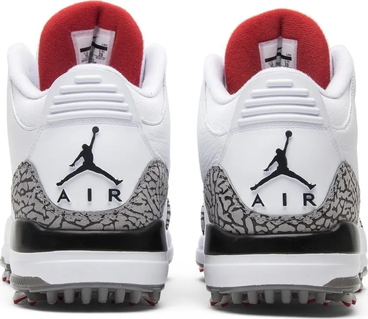 Air Jordan 3 Golf White Cement sneakers, white