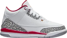 Air Jordan 3 Retro PS Cardinal Red, white