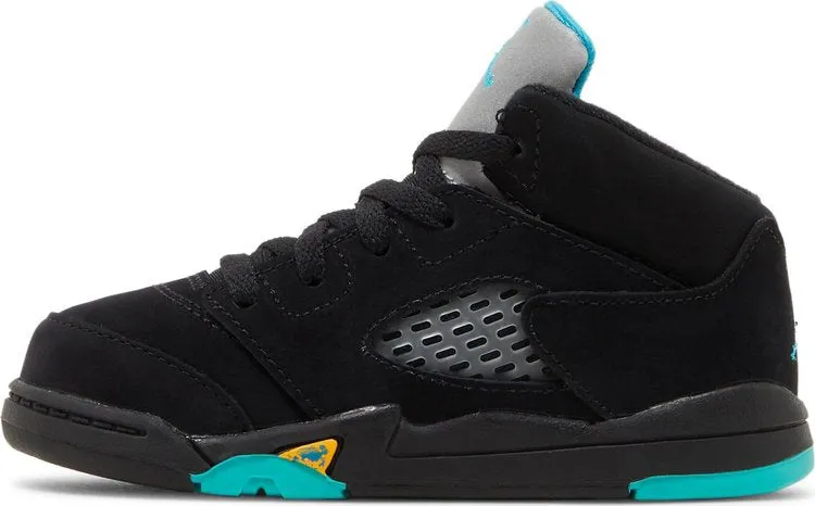 Air Jordan 5 Retro TD Aqua sneakers, black