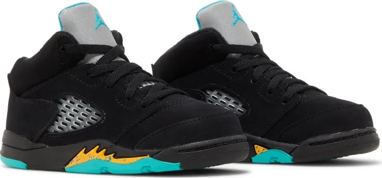 Air Jordan 5 Retro TD Aqua sneakers, black