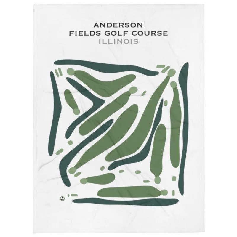 Anderson Field Golf Course, Illinois - Printed Golf Course