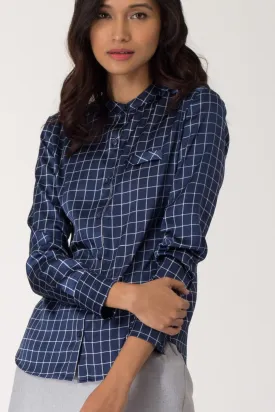 Atlantic Silk-Satin Formal Shirt