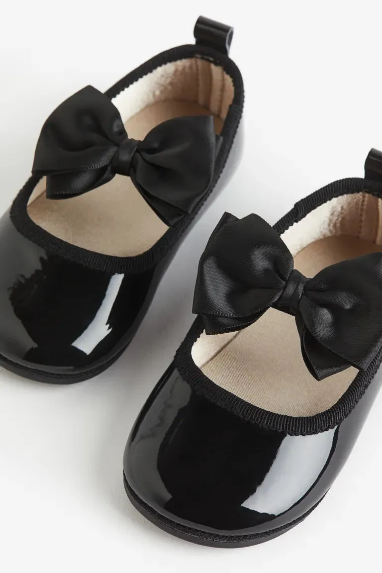 Ballerinas with appliqué H&M, black