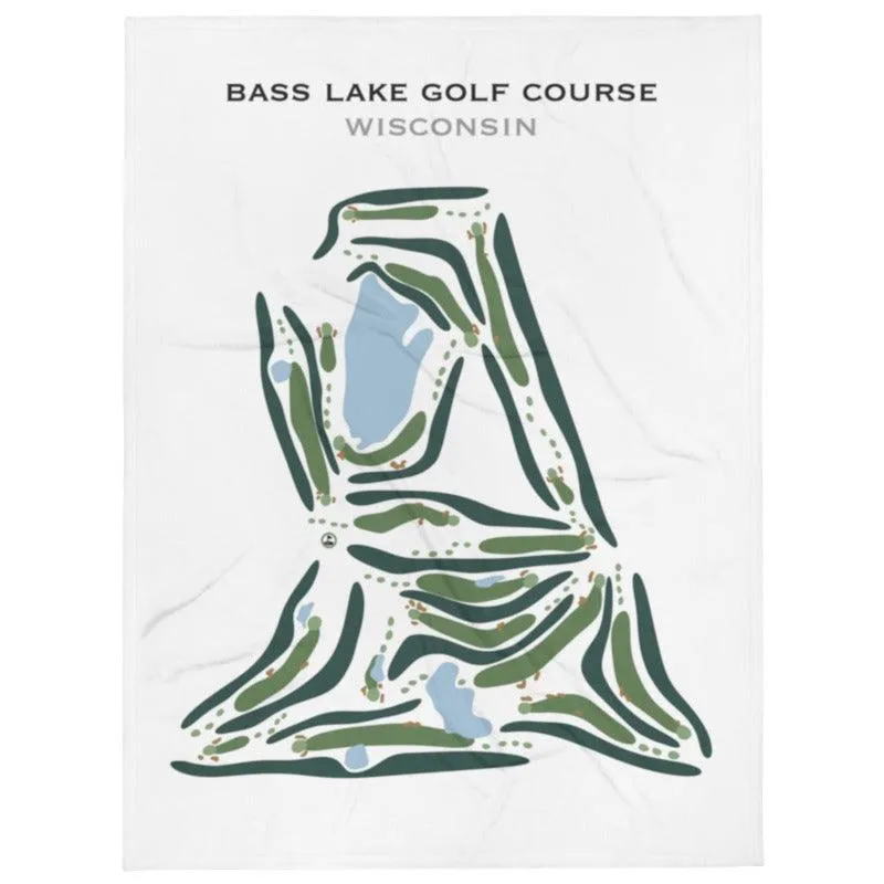 Bass Lake Golf Course, Wisconsin - Printed Golf Courses