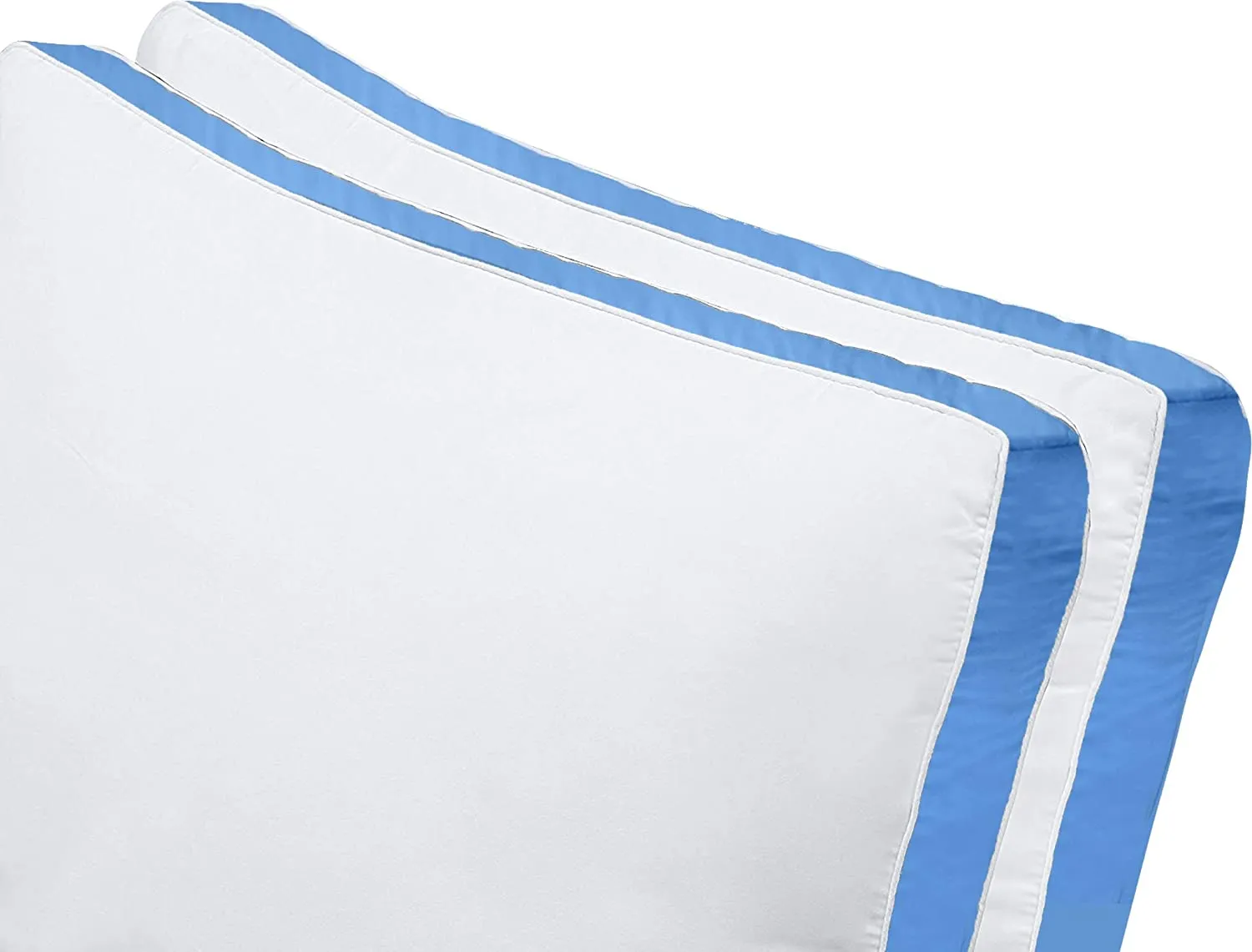 Bedding Gusseted Pillow (2-Pack) Premium Quality - Side Back Sleepers