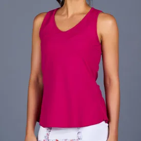 Boho Luxe Tank Top (fuchsia)