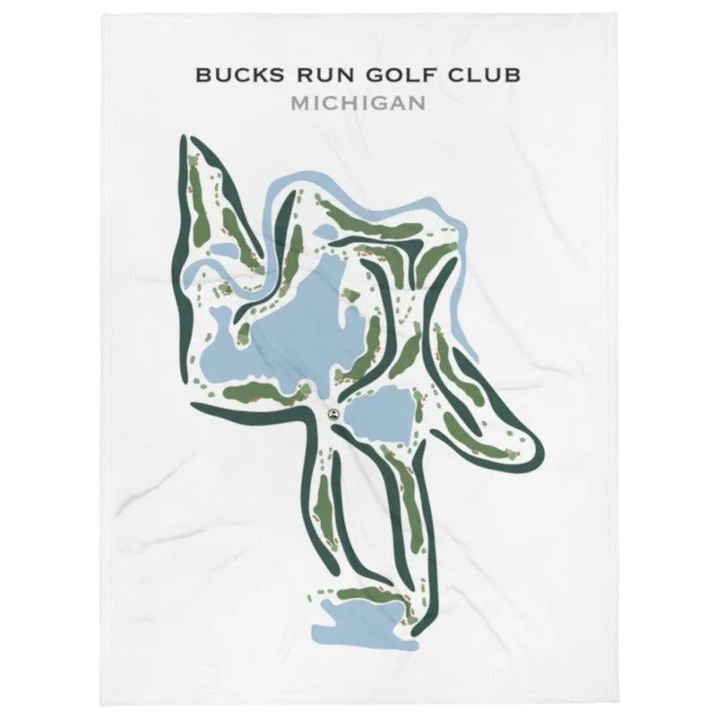 Bucks Run Golf Club, Michigan - Printed Golf Course