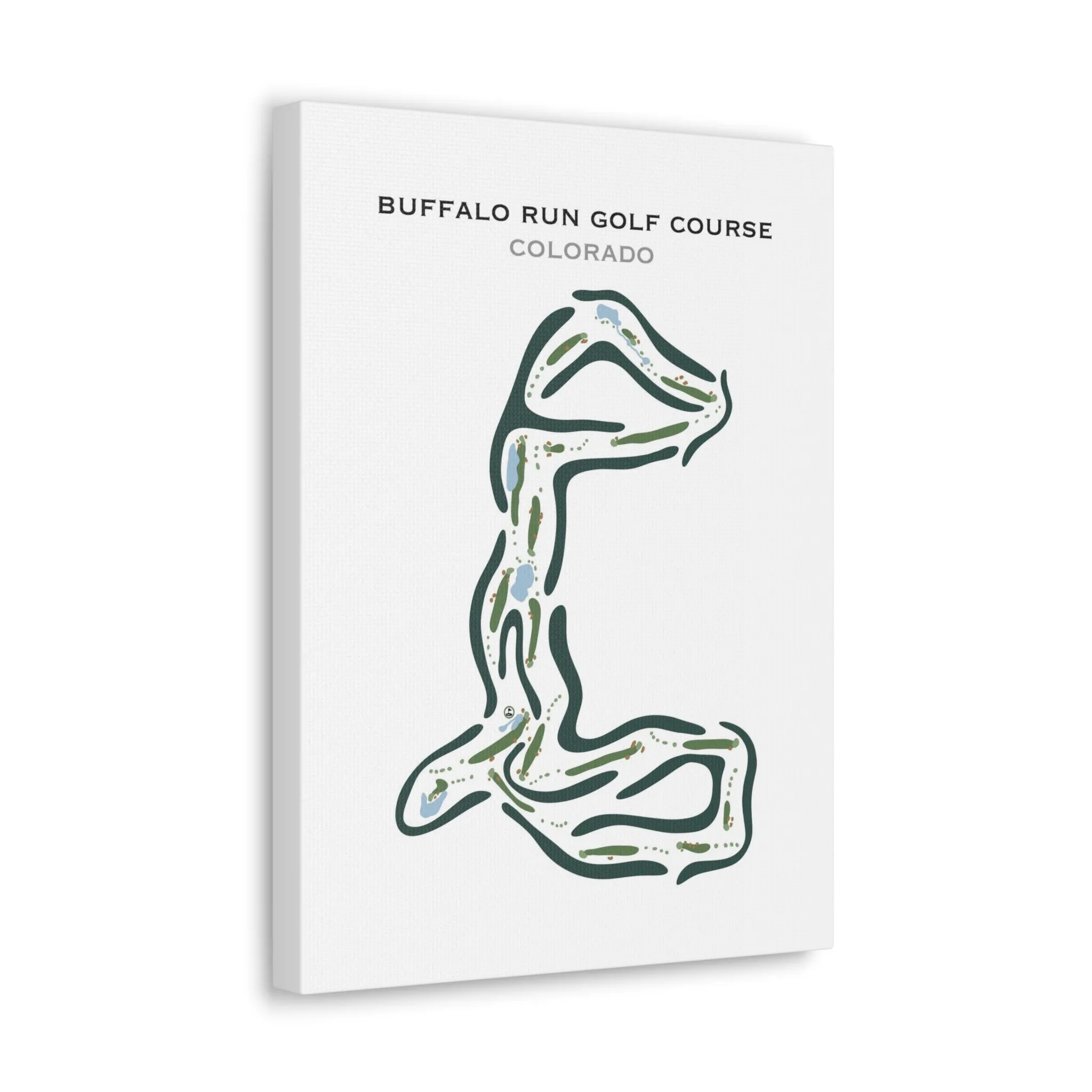 Buffalo Run Golf Course, Colorado - Printed Golf Courses