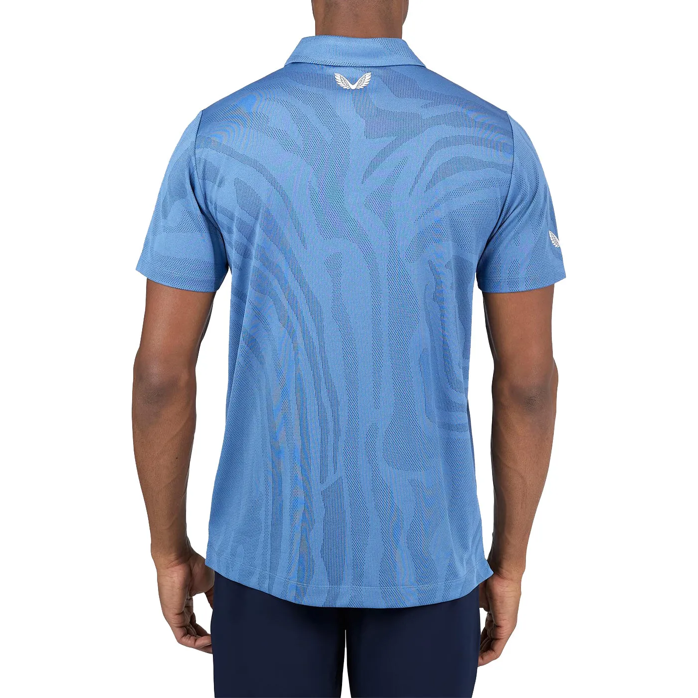 Castore Engineered Knit Golf Polo Shirt - Horizon