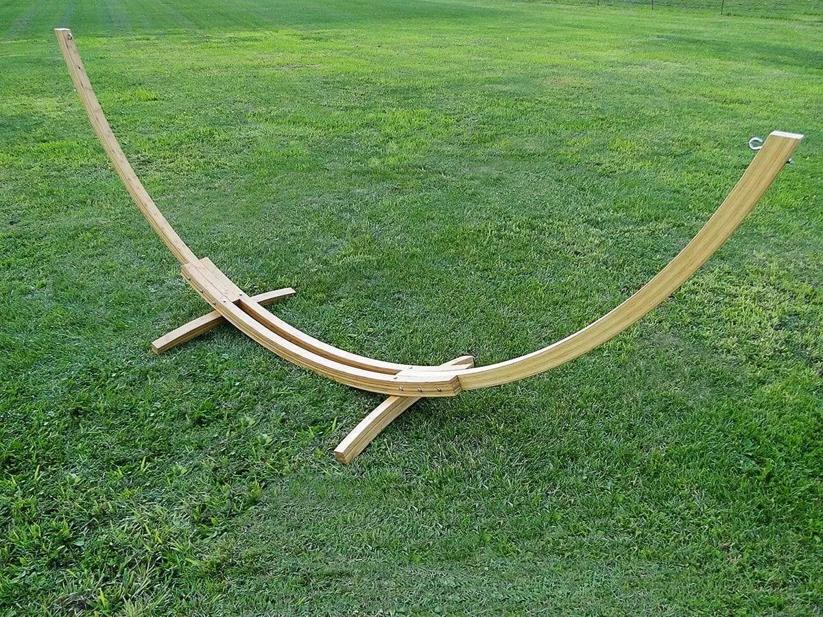 Colombian Double Hammock with Bamboo Stand