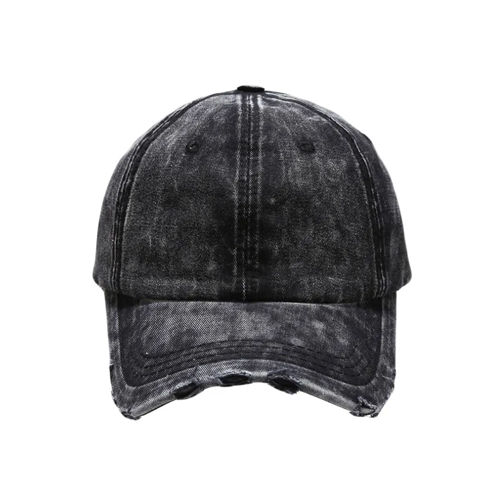 Cotton Vintage Washed Cotton Baseball Cap Low Profile Sports Cap Adjustable Dad Hat YZ10154