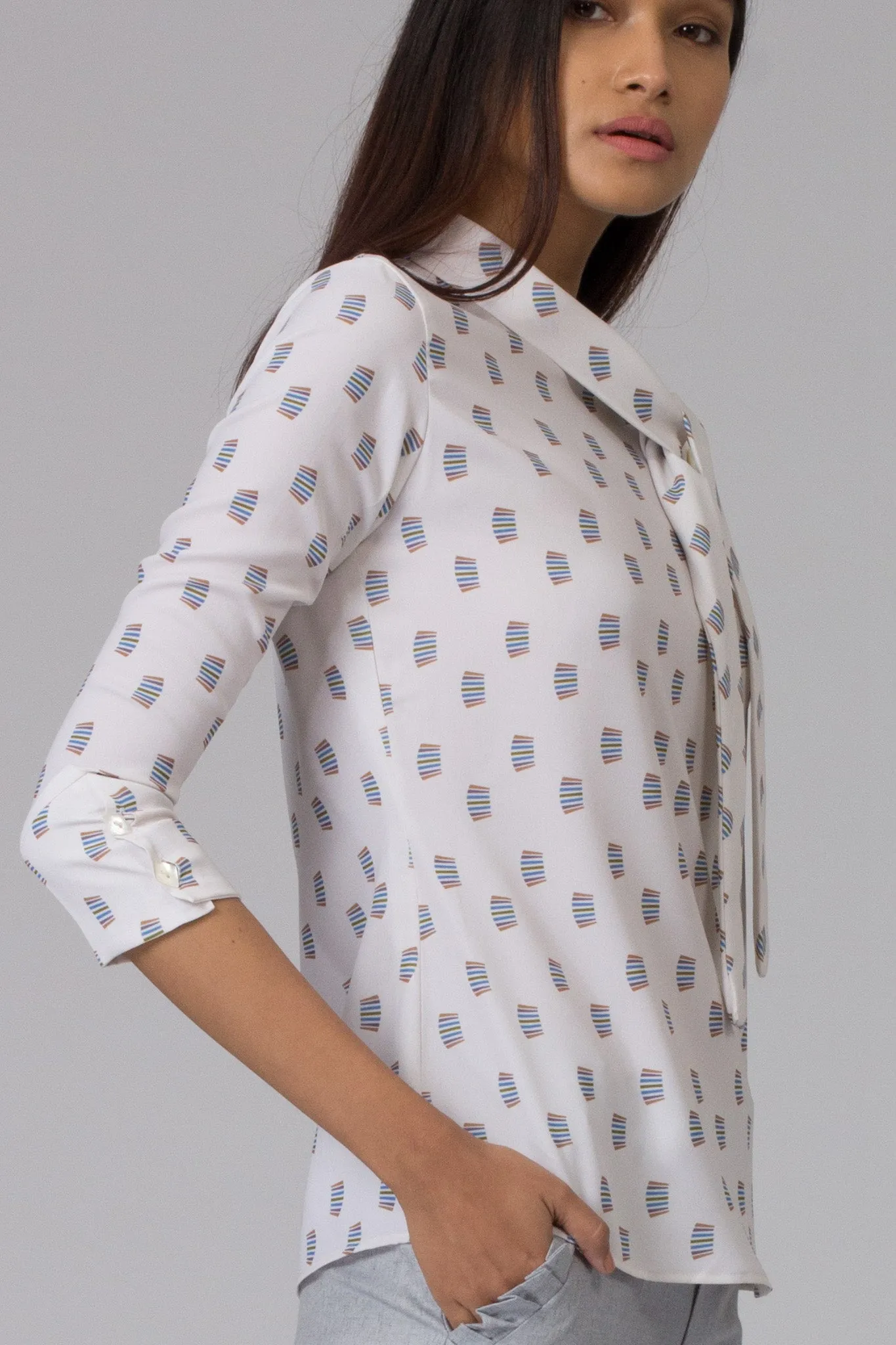 Denali Bowtie Blouse