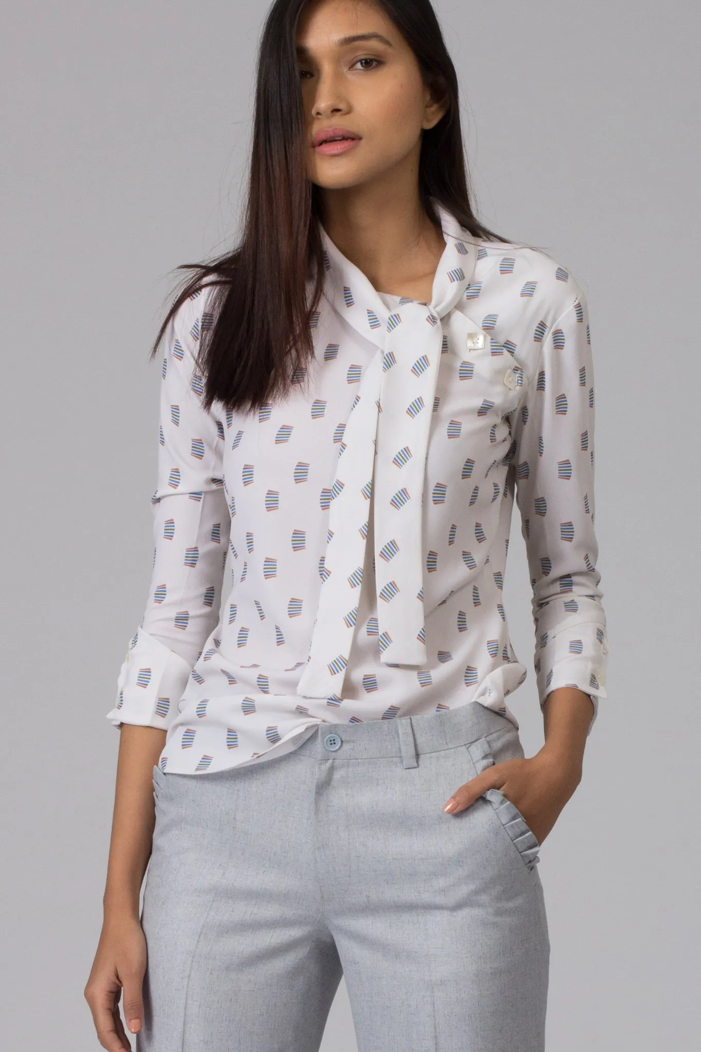 Denali Bowtie Blouse