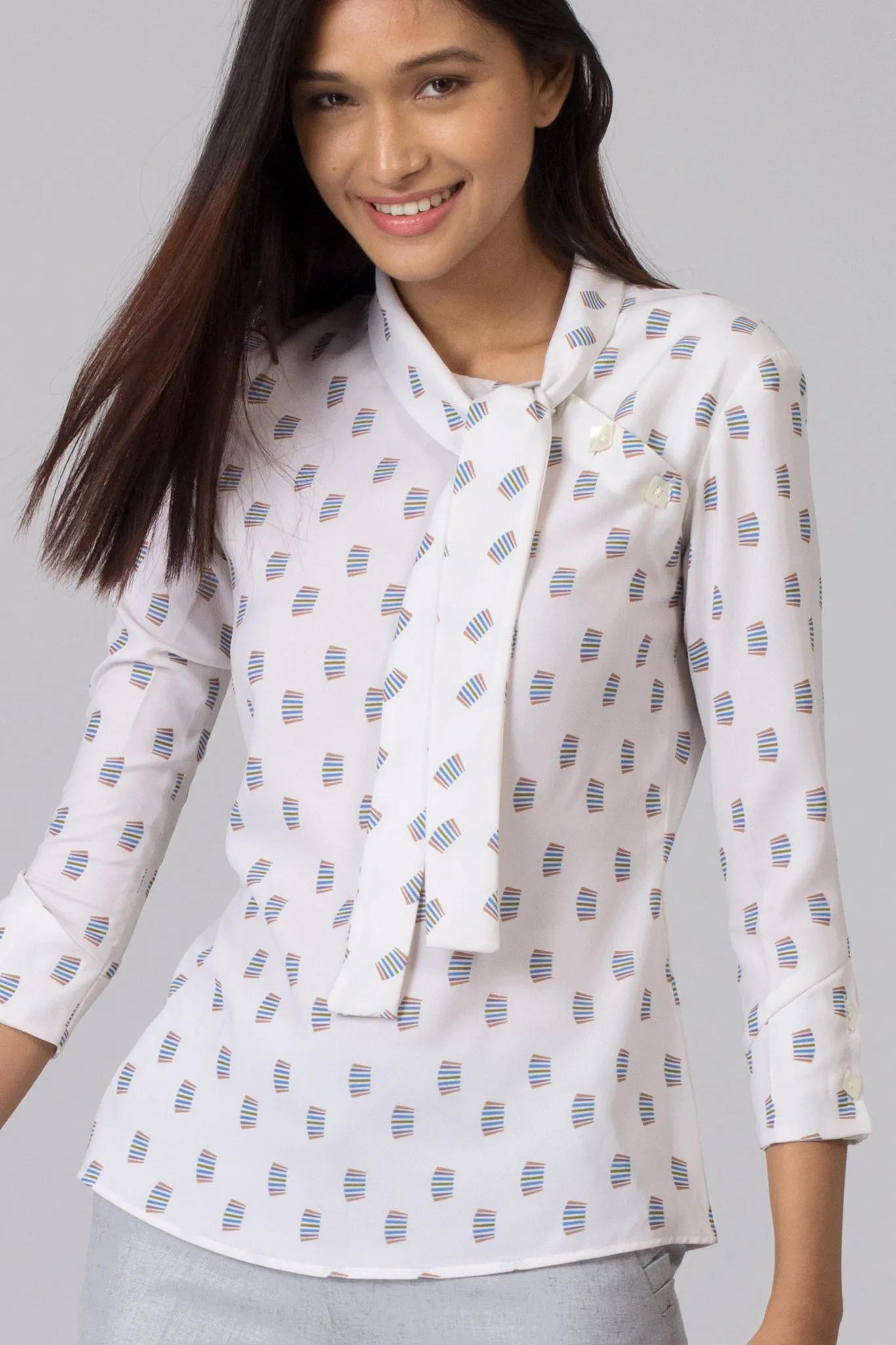 Denali Bowtie Blouse