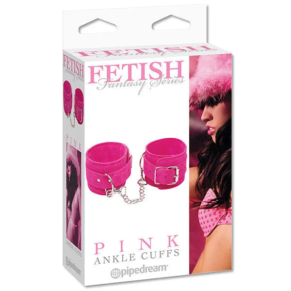 FETISH FANTASY PINK ANKLE CUFFS