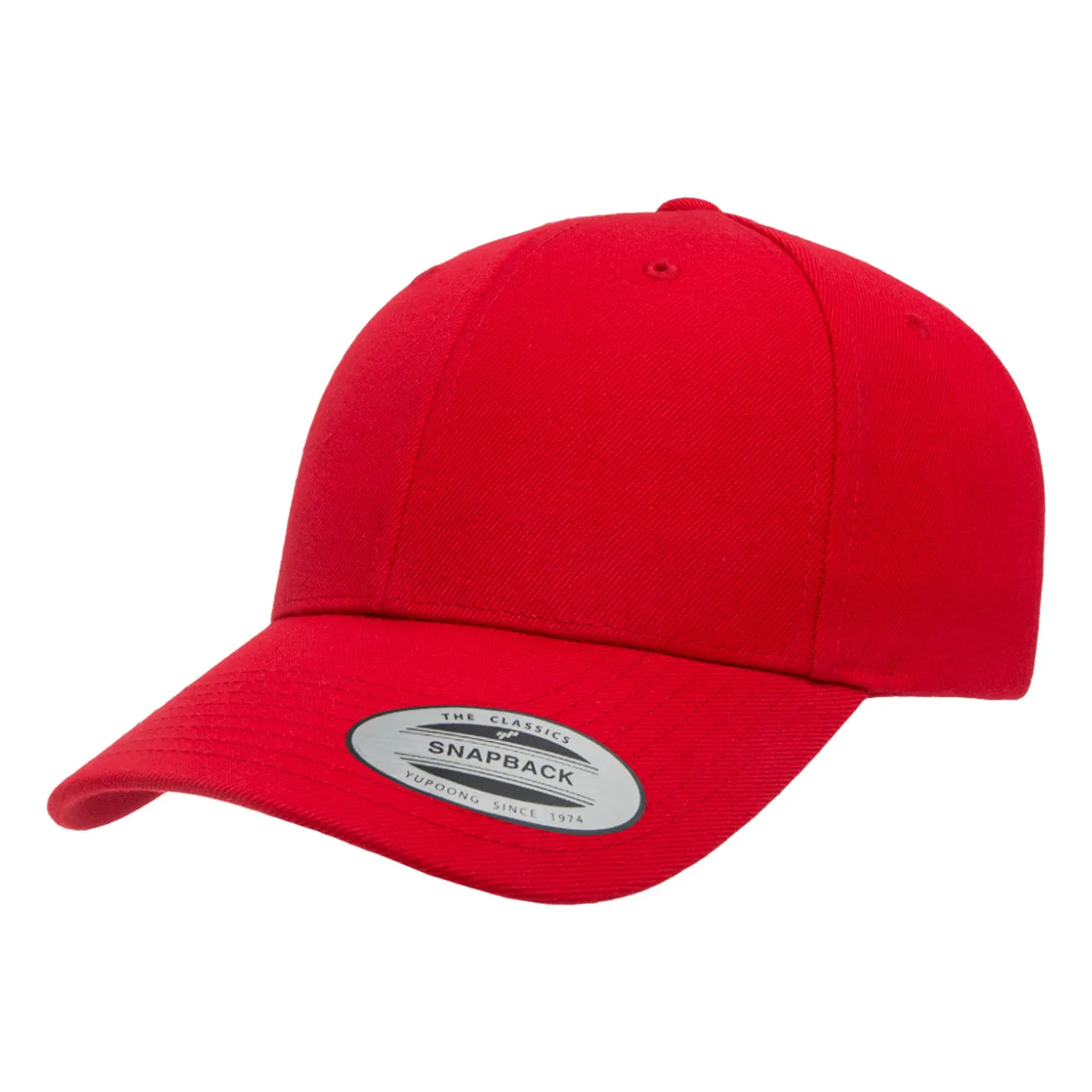 Flexfit Yupoong Premium Curved Visor Snapback Cap