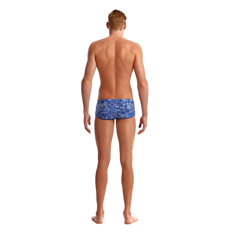 Funky Trunks - Sky City - Mens Plain Front Trunks