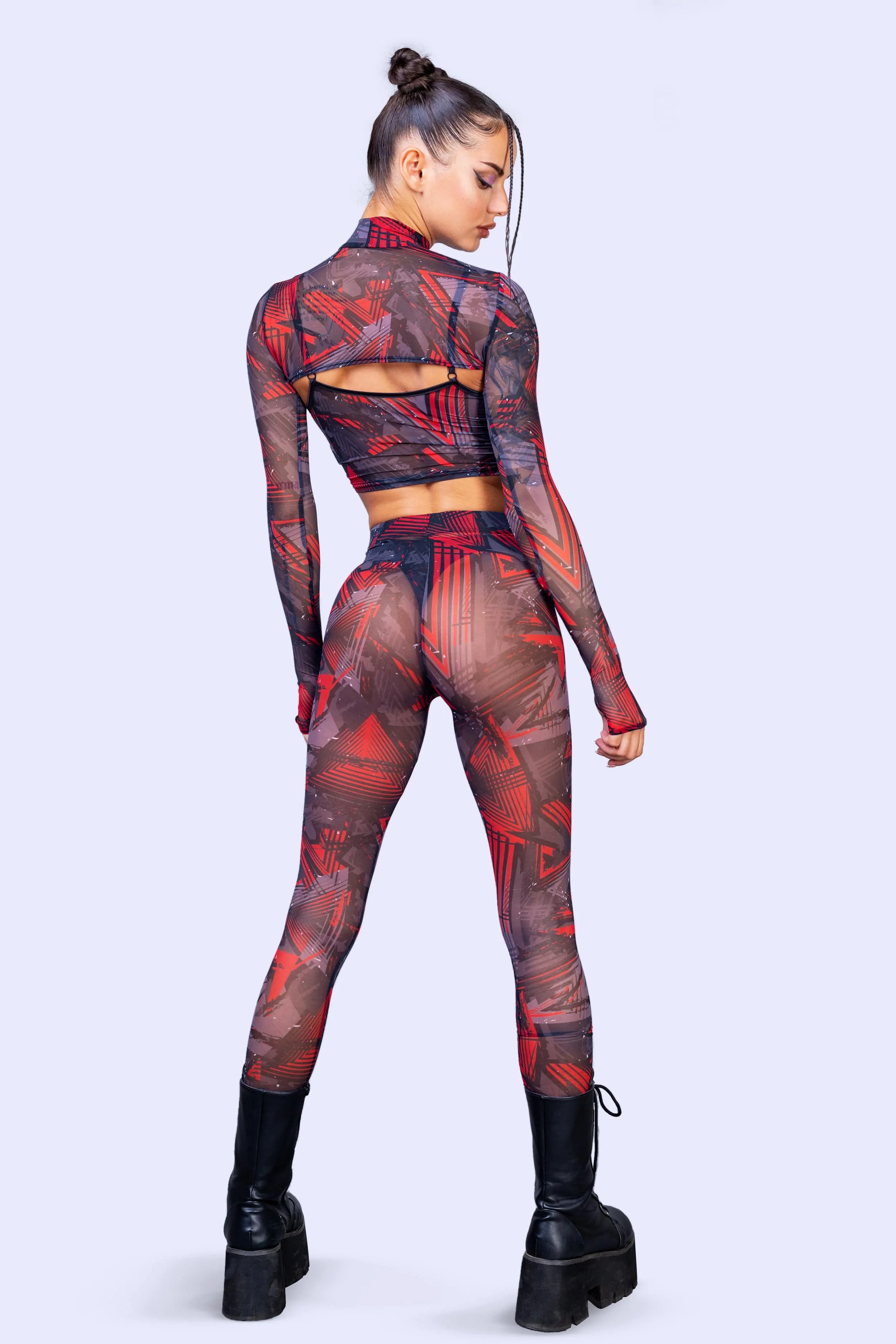 Futura Mesh 2 Piece Shrug Set