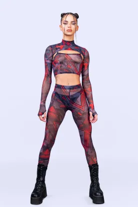 Futura Mesh 2 Piece Shrug Set