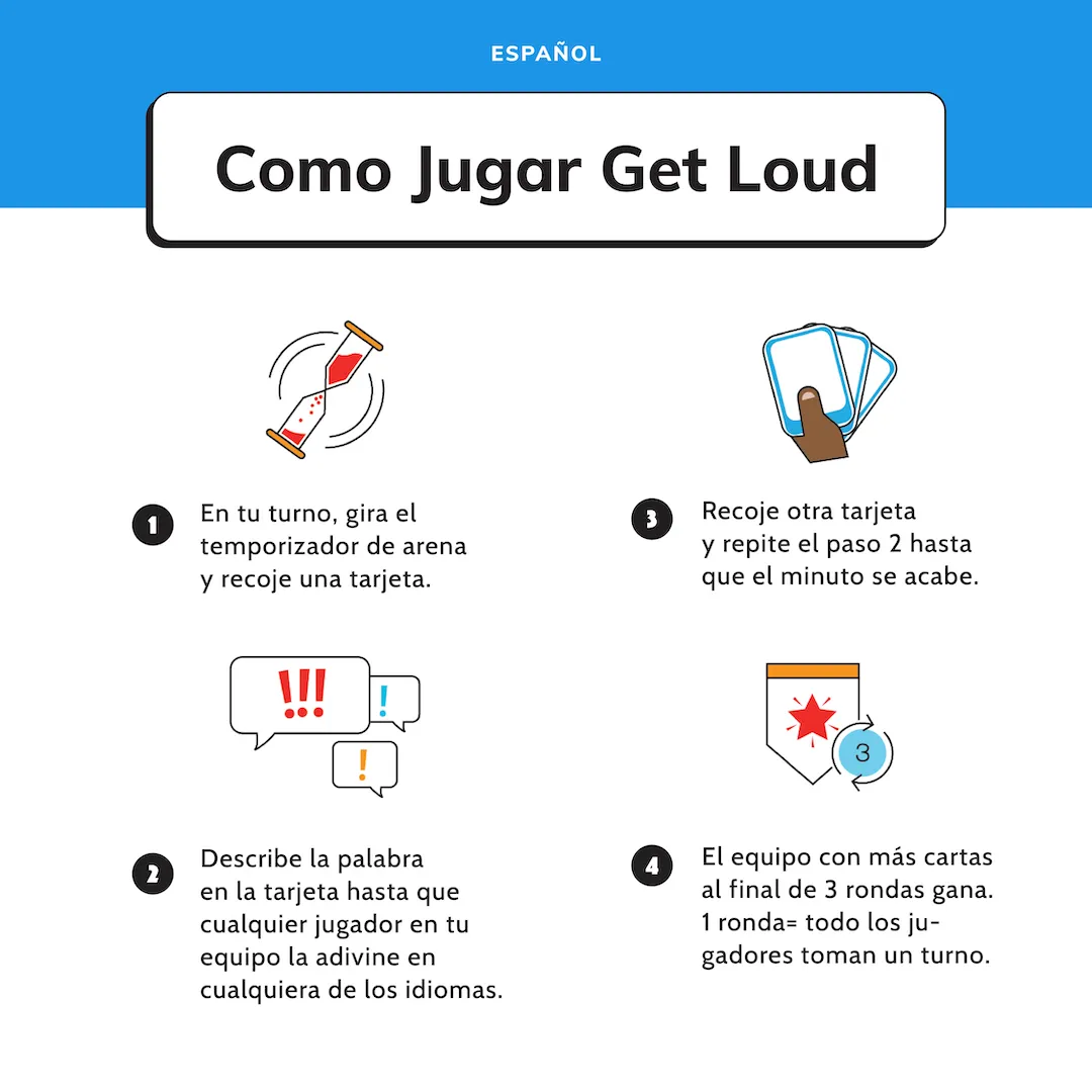 Get Loud: Bilingual Guessing Word Game