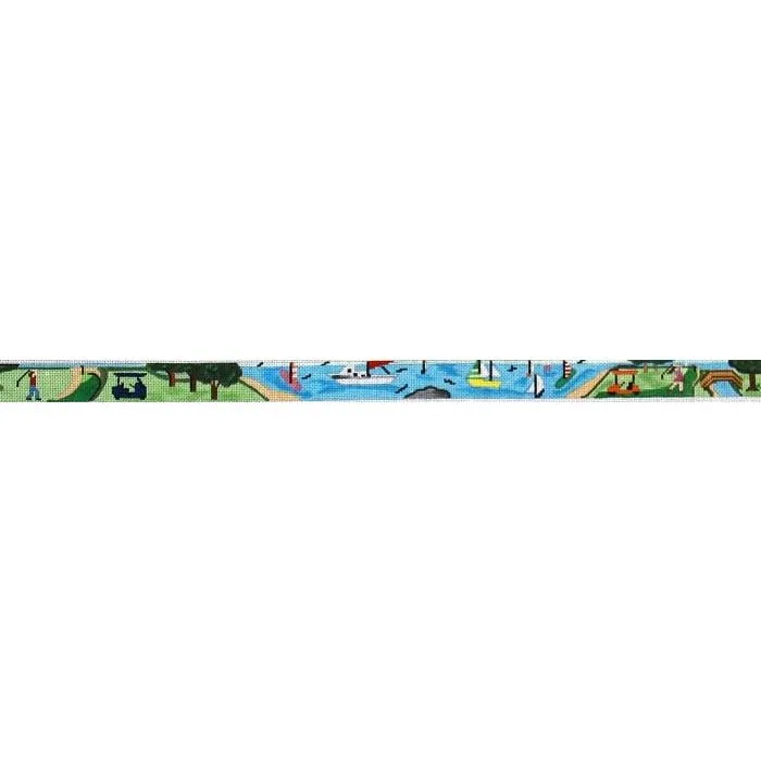 Golfing Resort Belt Canvas