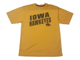 Iowa Hawkeyes Colosseum Yellow Short Sleeve Crew Neck Performance T-Shirt (L)