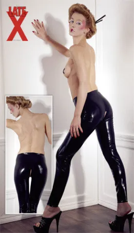 Latex Leggings ouvert S