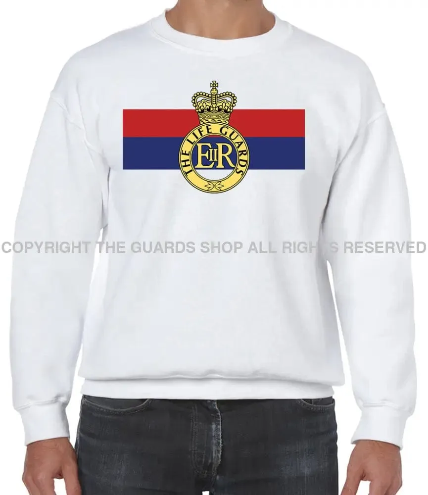 Life Guards Cap Badge Front Printed Sweater