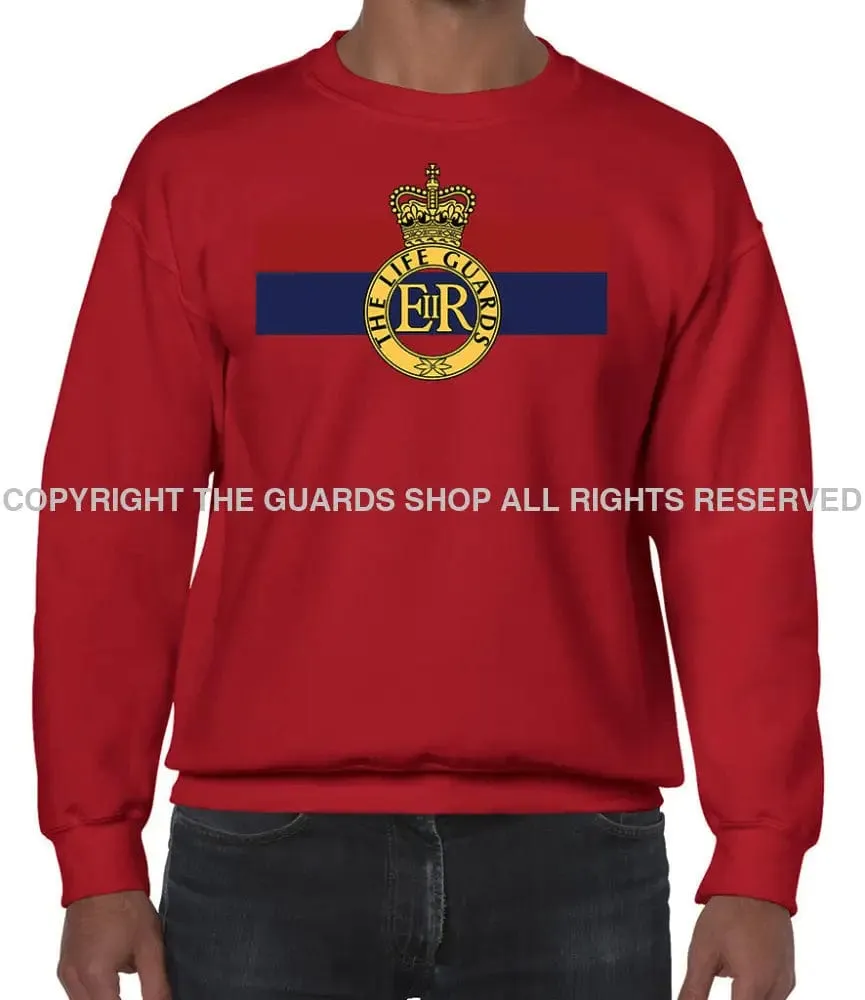 Life Guards Cap Badge Front Printed Sweater