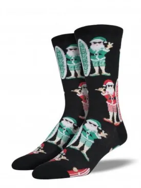 Men's Surf  Santa Socks