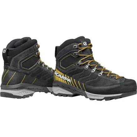 Mescalito TRK GTX men's Scarpa boots, color Dark Anthracite/Mustard