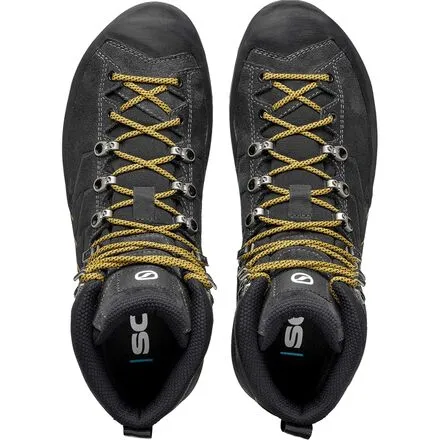 Mescalito TRK GTX men's Scarpa boots, color Dark Anthracite/Mustard