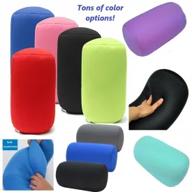 Micro Bead Bolster Tube Roll Pillows - Solid Color