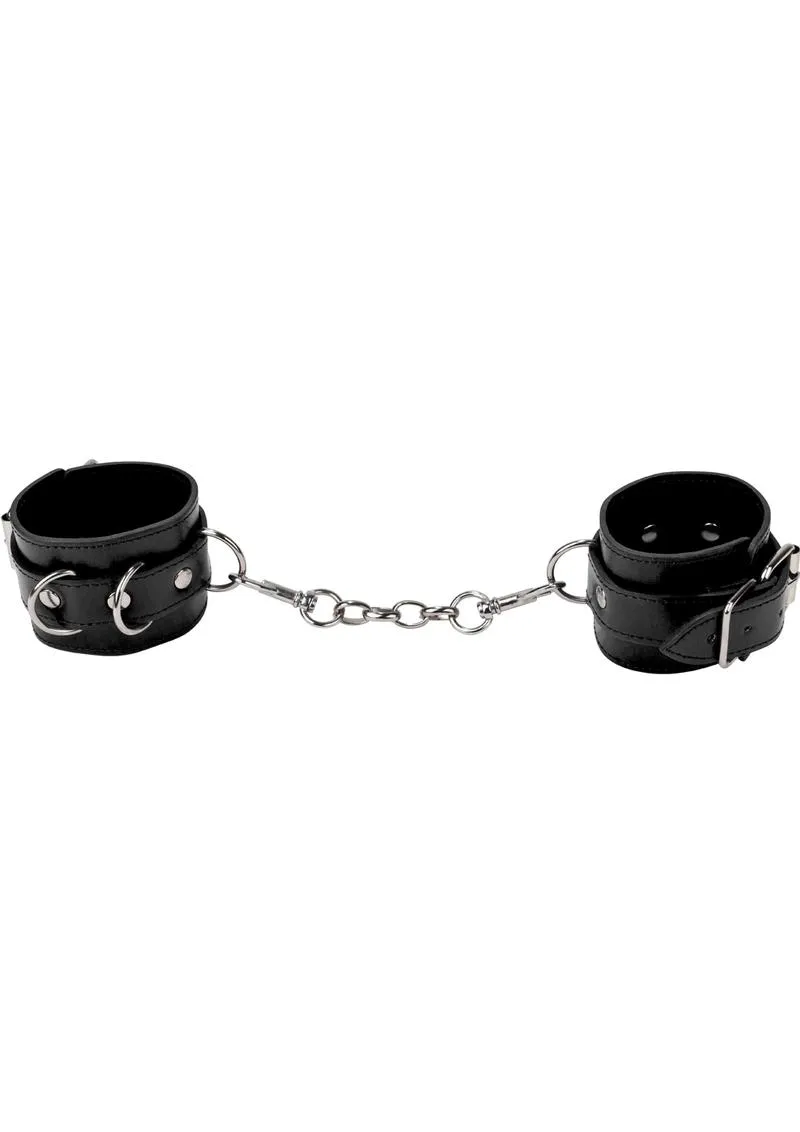 Ouch Premium Bonded Leather Cuffs For Hands Or Ankles