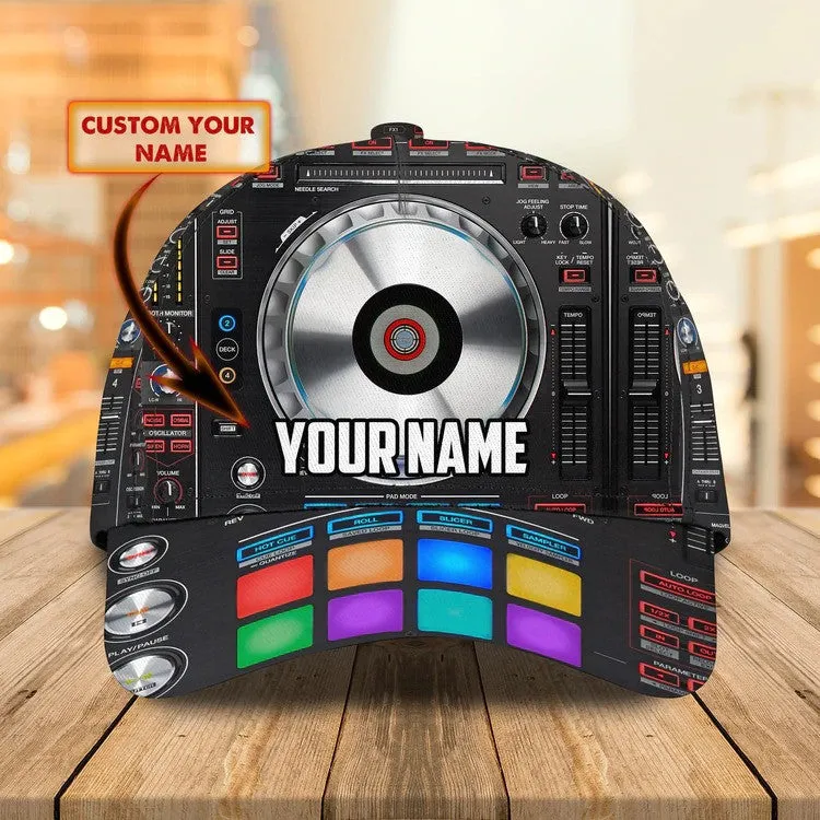 Personalized DJ Cap for Women, 3D Classic Cap All Over Print for DJ Players