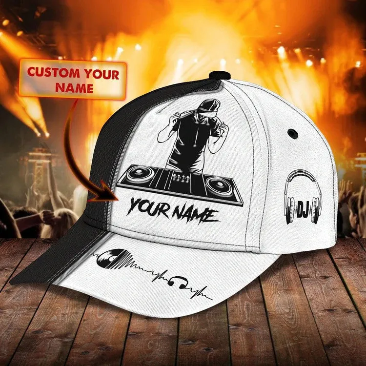 Personalized DJ Cap for Women, 3D Classic Cap All Over Print for DJ Players